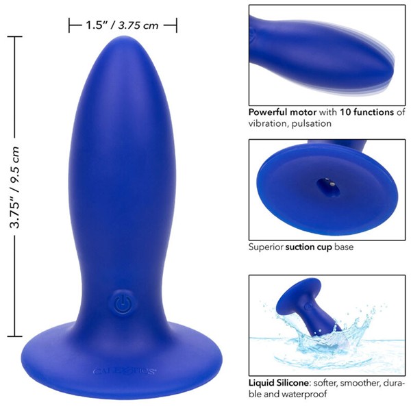 ADMIRAL TORPEDO ANAL PLUG VIBRATOR BLUE