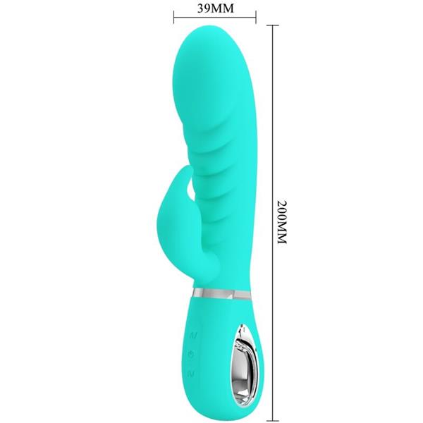 PRESCOTT MULTIFUNKCIONALNI G-SPOT VIBRATOR AQUA GREEN