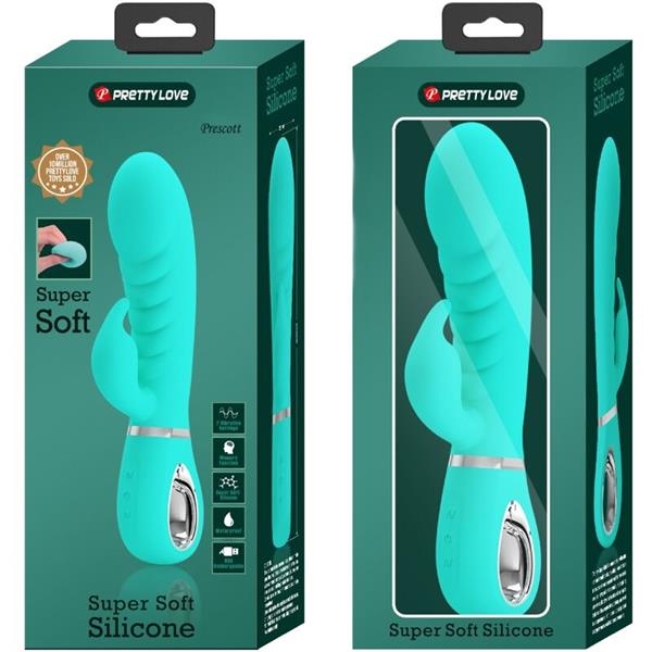 PRESCOTT MULTIFUNKCIONALNI G-SPOT VIBRATOR AQUA GREEN