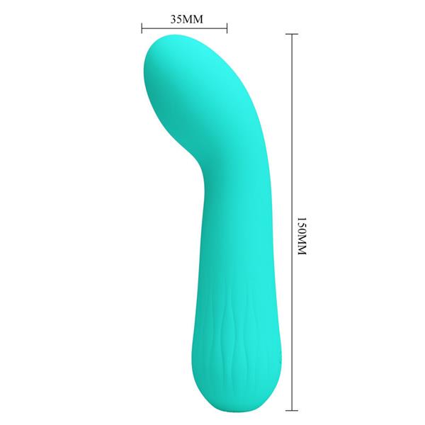 FAUN RECHARGEABLE VIBRATOR AQUA GREEN