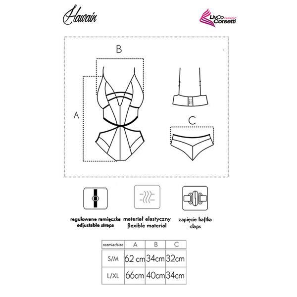 HAWAIN LC 90665 BODY ČRNA