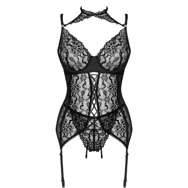 GIELLANDRA ZA ČUTE COLLECTION KORSET + HLAČKE ČRNA