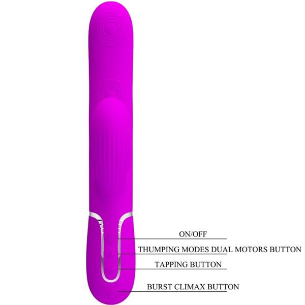 PERLITA MULTIFUNCTION 3 IN 1 G-SPOT VIBRATOR VIOLET