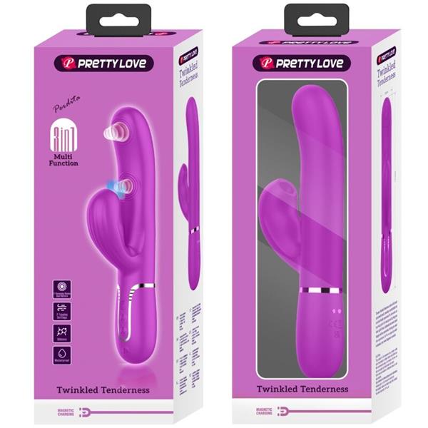 PERLITA MULTIFUNCTION 3 IN 1 G-SPOT VIBRATOR VIOLET