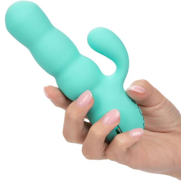 DEL MAR DIVA VIBRATOR RABBIR AQUA GREEN BY CALIFORNIA DREAMING