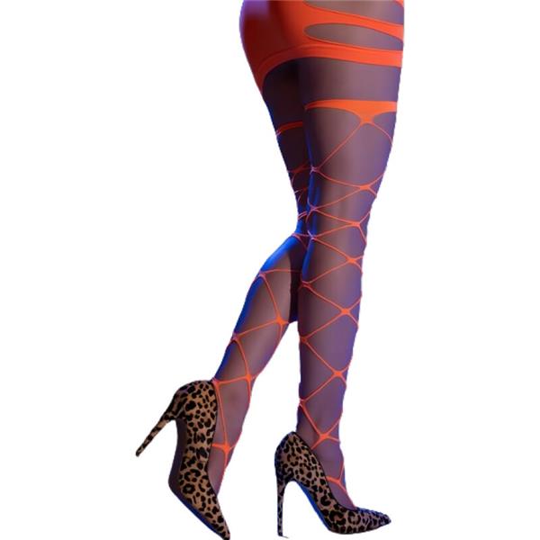 CR 4706 CABARET TIGHTS ORANGE S/M
