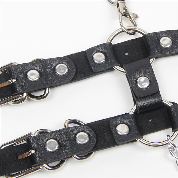 HARNESS WITH STRAPS AND CHAINDETAILS ONE SIZE
