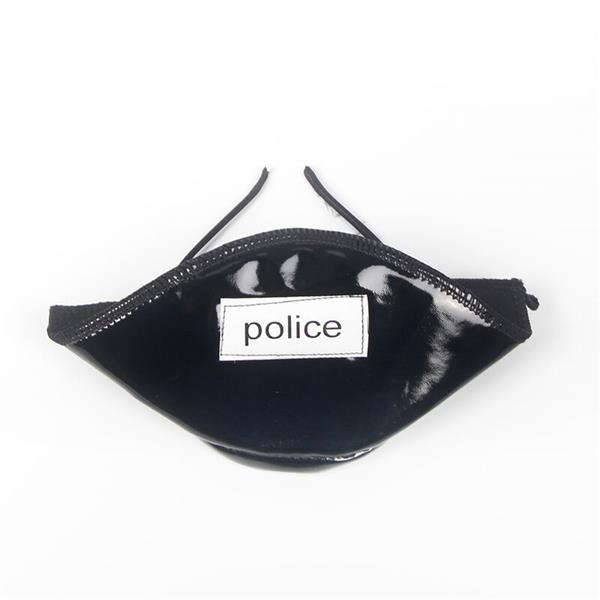 LACE BODY POLICE COSTUME BLACK S/M