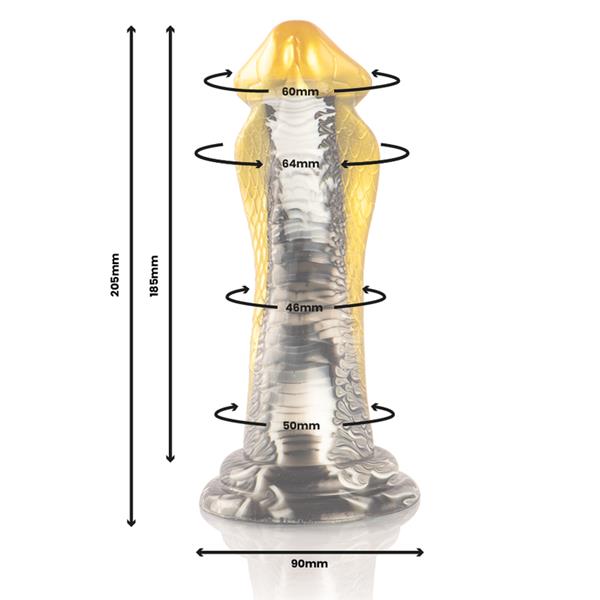DRAKON DILDO YELLOW COBRA