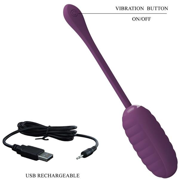 CASPER PURPLE RECHARGEABLE VIBRATING EGG