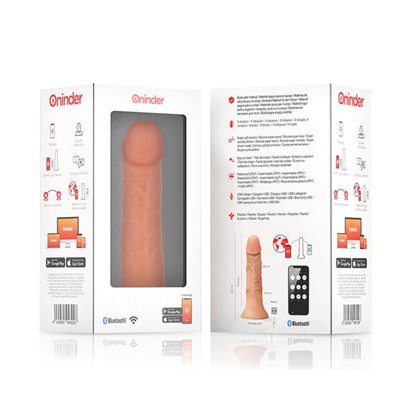 MEDIUM BOGOTÁ VIBRATOR DILDO 9 BRZINA PRIRODNO 20 CM -O- 4.2 CM - BESPLATNA APLIKACIJA