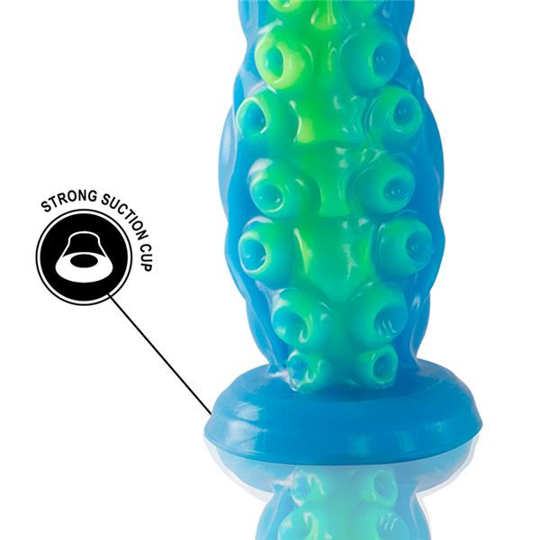 SCYLLA FLUORESCENT TANČNI DILDO VELIKE VELIKOSTI