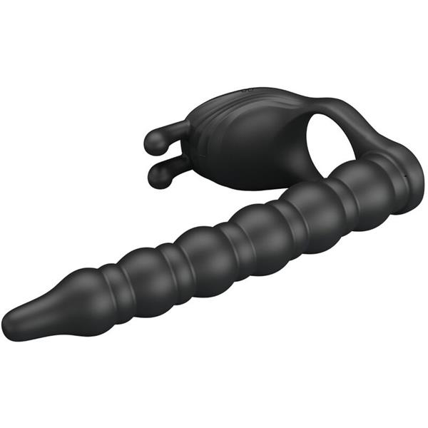 BLACKNEY PENIS RING WITH BLACK VIBRATOR PLUG