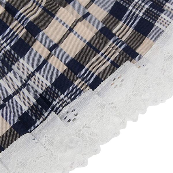 SEXY SCHOOLGIRL COSTUME TOP AND SKIRT S/M