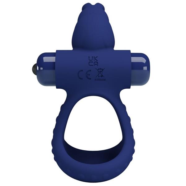 LUCHITO DOUBLE VIBRATING RING RABBIT BLUE