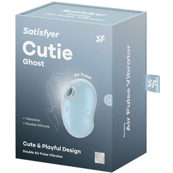 CUTIE GHOST LEŽEČI VIBRATOR SVETLO MODRA