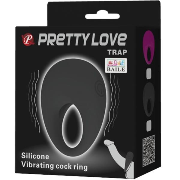 TRAP VIBRATOR RING BLACK