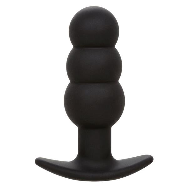 ROCK BOTTOM BEADED ANAL PLUG 10 VIBRATIONS SILICONE BLACK