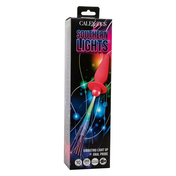 SOUTHERN LIGHTS LIGHT UP ANAL PLUG 10 VIBRATIONS SILICONE PINK