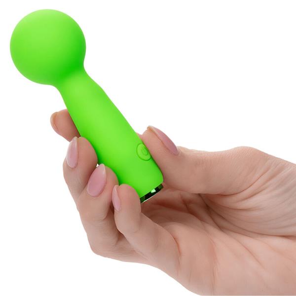 NEON VIBES THE BUBBLY VIBE MINI MASSAGER 10 VIBRATIONS GREEN