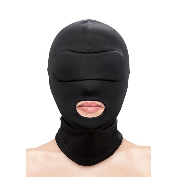 FETISH & FASHION MOUTH HOOD NYLON BLACK