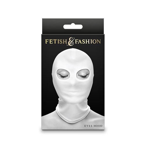 FETISH & FASHION EYES HOOD NYLON WHITE