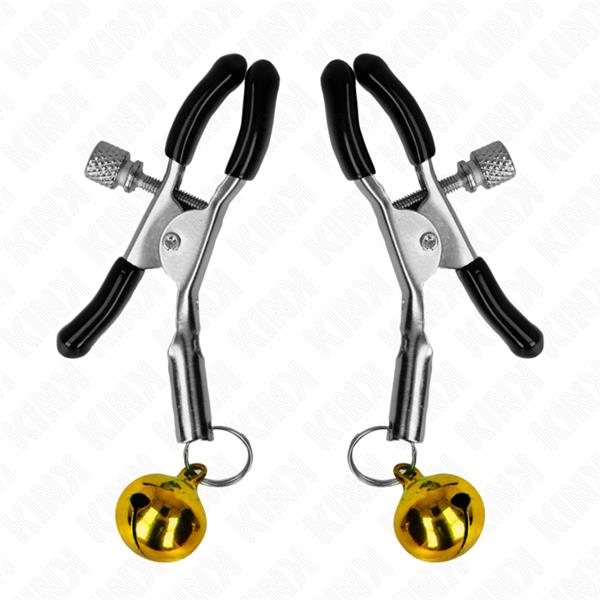 ZLATNA STEGA ZA BRADAVICE S JEDNIM ZVONOM 6 CM