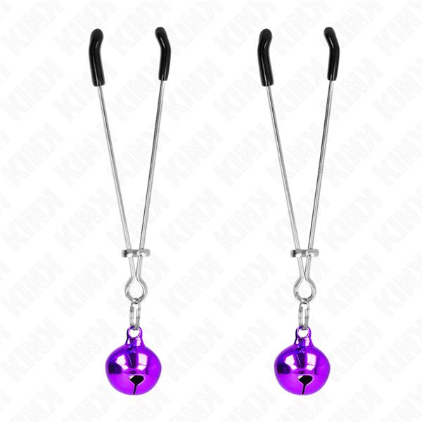 TANAK ZVONO NIPPLE CLAMPS LJUBIČASTA 7 CM