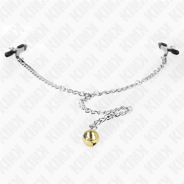 CHAIN NIPPLE CLAMPS WITH BELL 30 CM