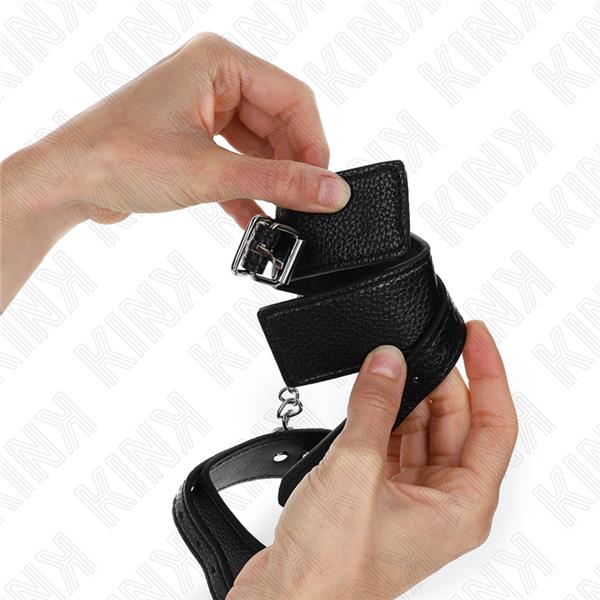 CRNE ZAVEZANE RUKE S UZORKOM ZMIJE PODESIVE 20-28 CM X 5.4 CM