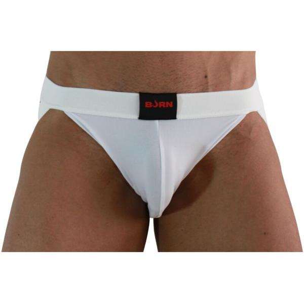 007 JOCK LYCRA WHITE S