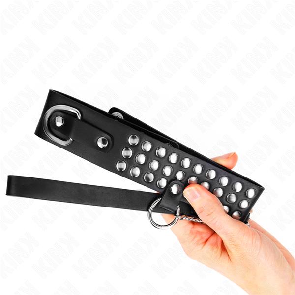 NECKLACE WITH STRAP 65 CM WITH SHINY ADJUSTABLE 37-42 CM X 5.3 CM