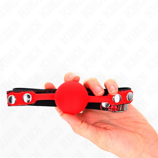 SILICONE BALL 4 CM GAG MODEL 2 60 x 2 CM