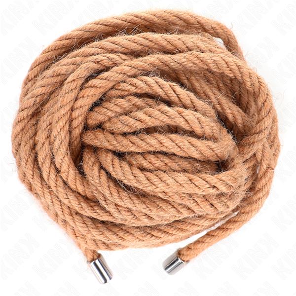 HEMP ROPE WITH METAL HEAD 10 METER