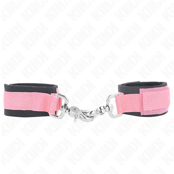 ADJUSTABLE NEOPRENE WRIST RESTRAINTS PINK ADJUSTABLE 22-34 CM