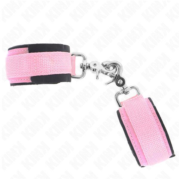 ADJUSTABLE NEOPRENE WRIST RESTRAINTS PINK ADJUSTABLE 22-34 CM
