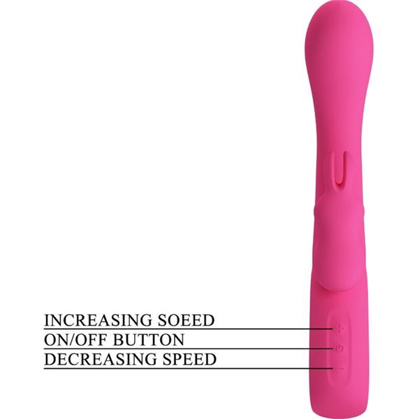 NOVAK RABBIT VIBRATOR 12 VIBRATIONS PINK