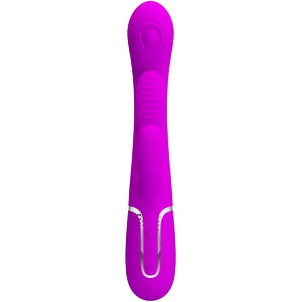 SHANIA TRIPLE RABBIT VIBRATOR MULTIFUNCTION PINK