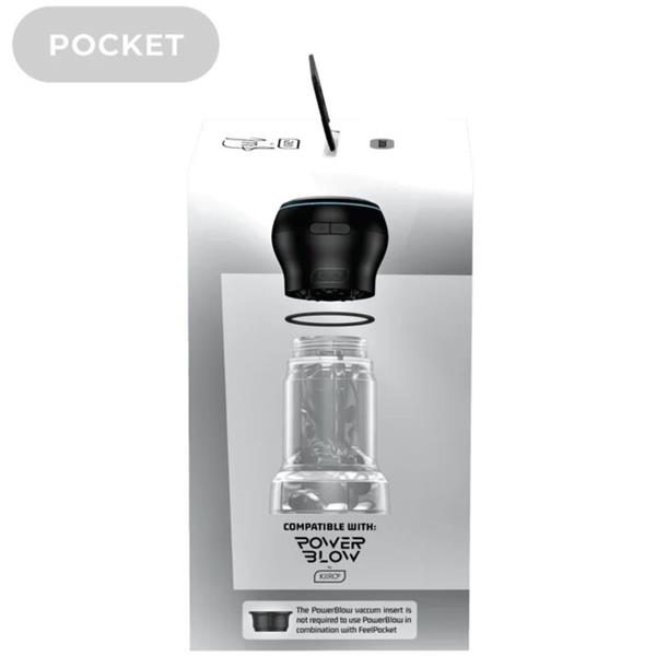 FEEL POCKET STROKER CRYSTAL BY KIIROO TRANSPARENT