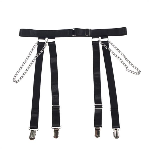 954260 BODY Z VERIGAMI + PODVEZICA ČRNA S/M