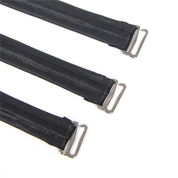 954406 LEATHER BONDAGE DRESS BLACK S/M