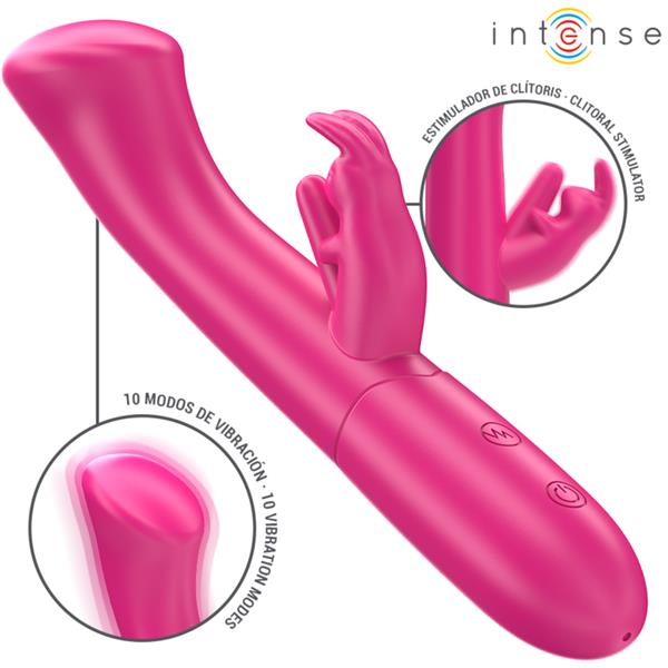 JULIETA ZAJČEK VIBRATOR 18.6 CM 10 VIBRACIJ ROZA
