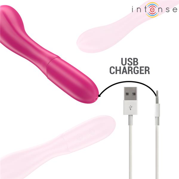 LISETTE VIBRATOR 19 CM FLEKSIBILEN 10 VIBRACIJ ROZA