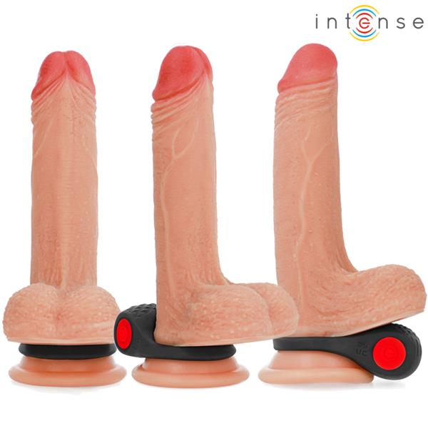 CLOVER VIBRATOR PENIS RING 10 VIBRATIONS BLACK