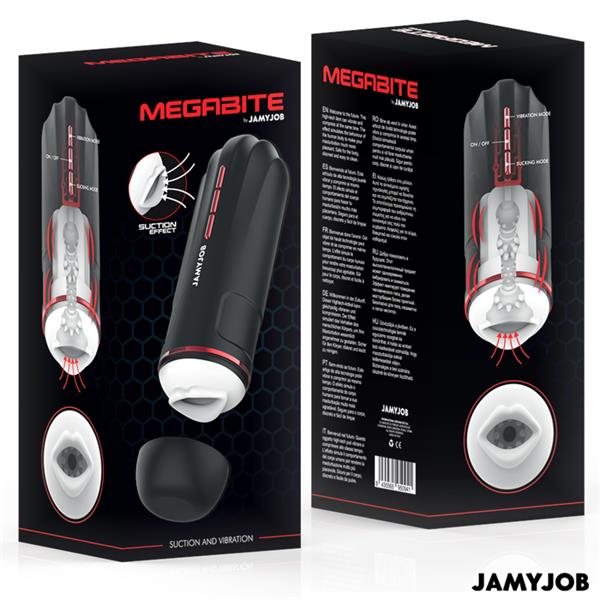 MEGABITE AUTOMATIC MOUTH MASTURBATOR 5 SUCTION AND VIBRATION MODES