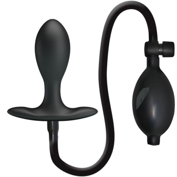 INFLATABLE ANAL PLUG BLACK