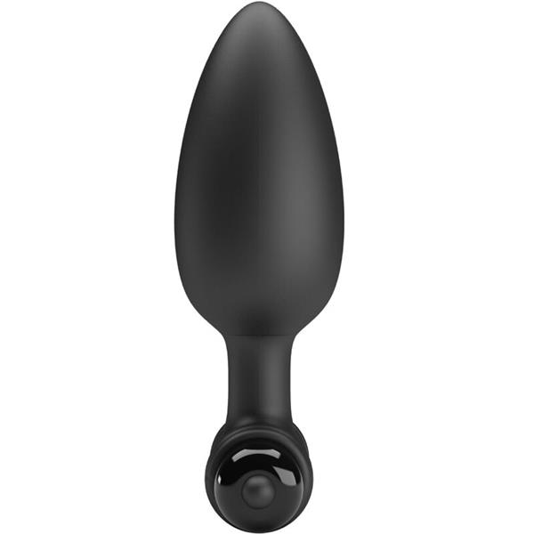 VIBRA BUTT PLUG 2 ANAL PLUG 10 VIBRATIONS BLACK