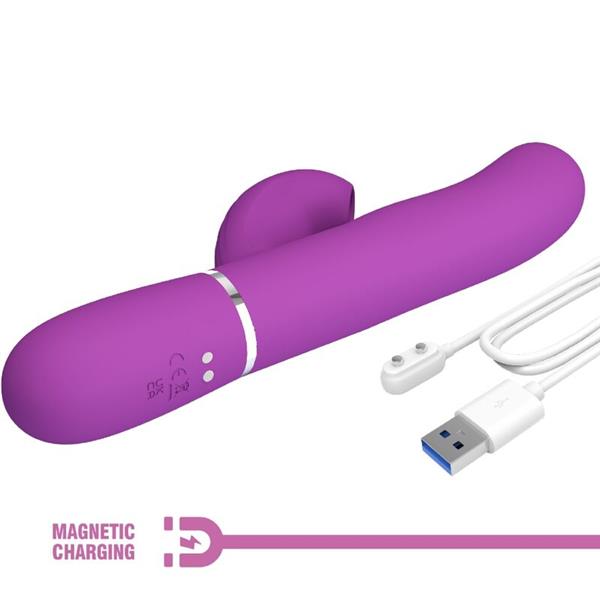 PERLITA 3 IN 1 MULTIFUNCTION RABBIT VIBRATOR  PURPLE