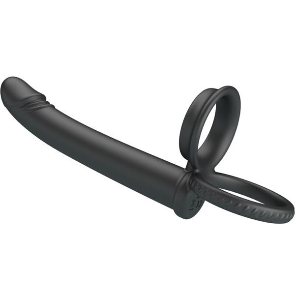 DILLION DOUBLE PENETRATION DOUBLE COCK RING BLACK
