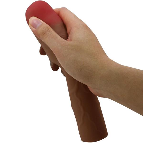 KYLIAN PENIS SLEEVE WITH 7.6 CM EXTENSION MULATTO